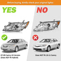 Anti-Fogging Headlights Assembly with H11 HB3 Bulbs X117947