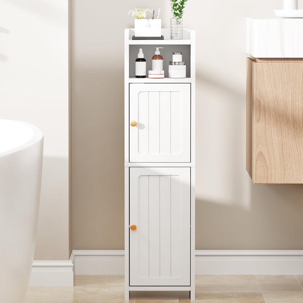 Small 2 Doors Narrow Bathroom Storage Cabinet U28123
