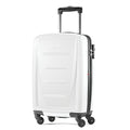 Hardside Luggage with Spinner Wheels, Carry-On 20-Inch, Brushed White F43363