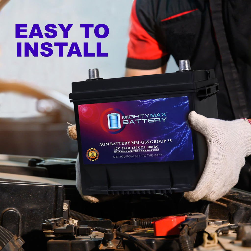 12V 55Ah AGM Replacement Battery B342