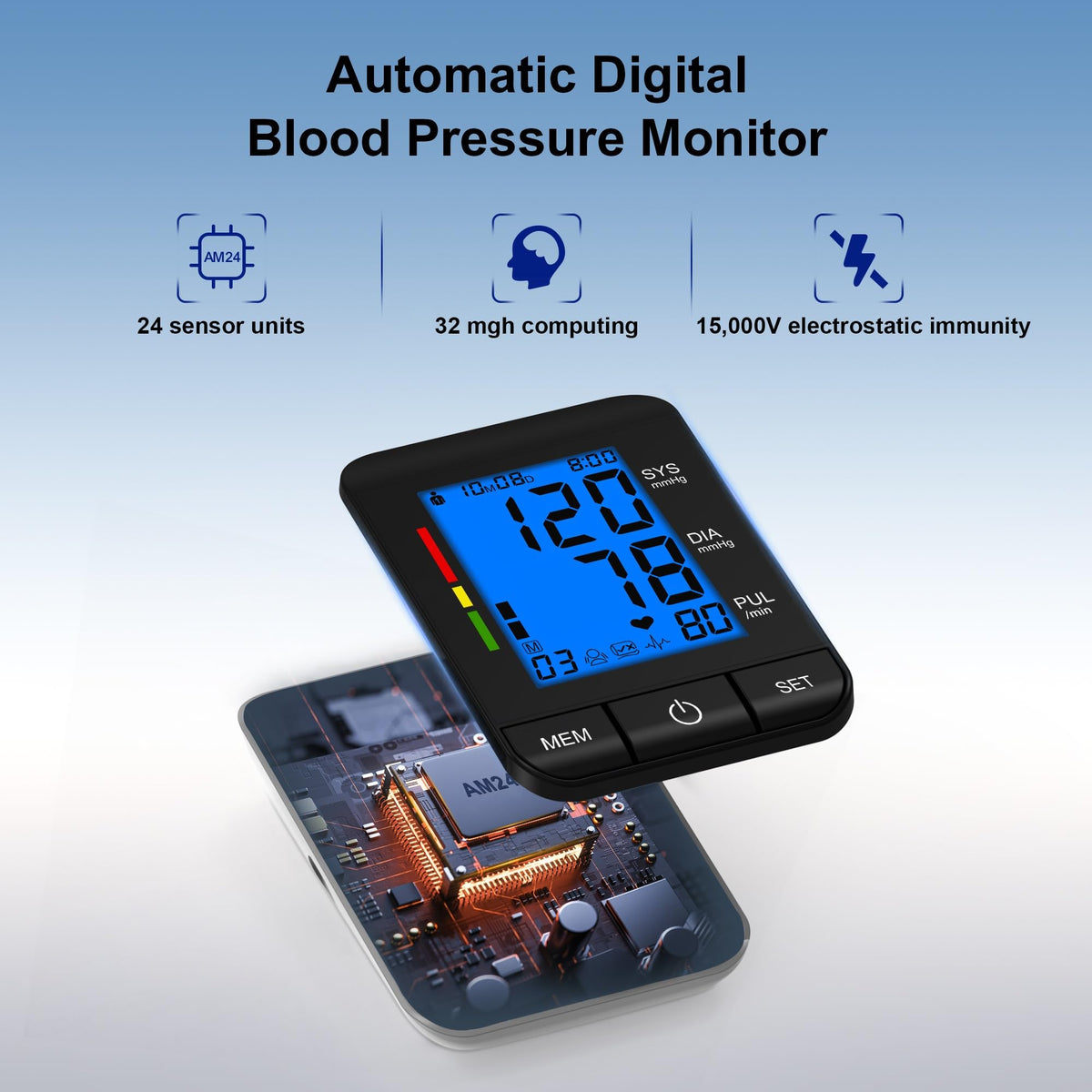Automatic Upper Arm Blood Pressure Monitor W3130