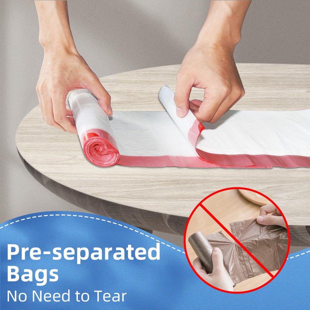 13.2 Gallon Tall Kitchen Drawstring Trash Bags, 200 Count Unscented Leak Proof K338743