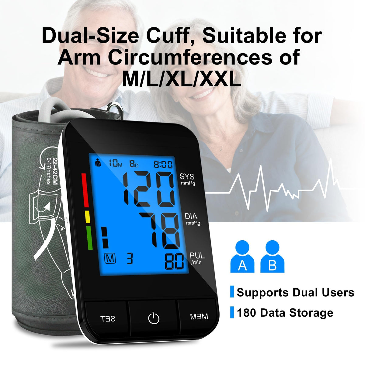Automatic Upper Arm Blood Pressure Monitor W3130
