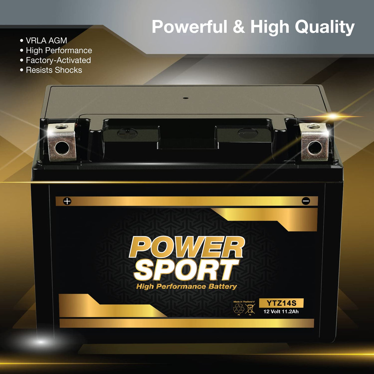 12V 11.2Ah SLA AGM Motorcycle Battery H30023