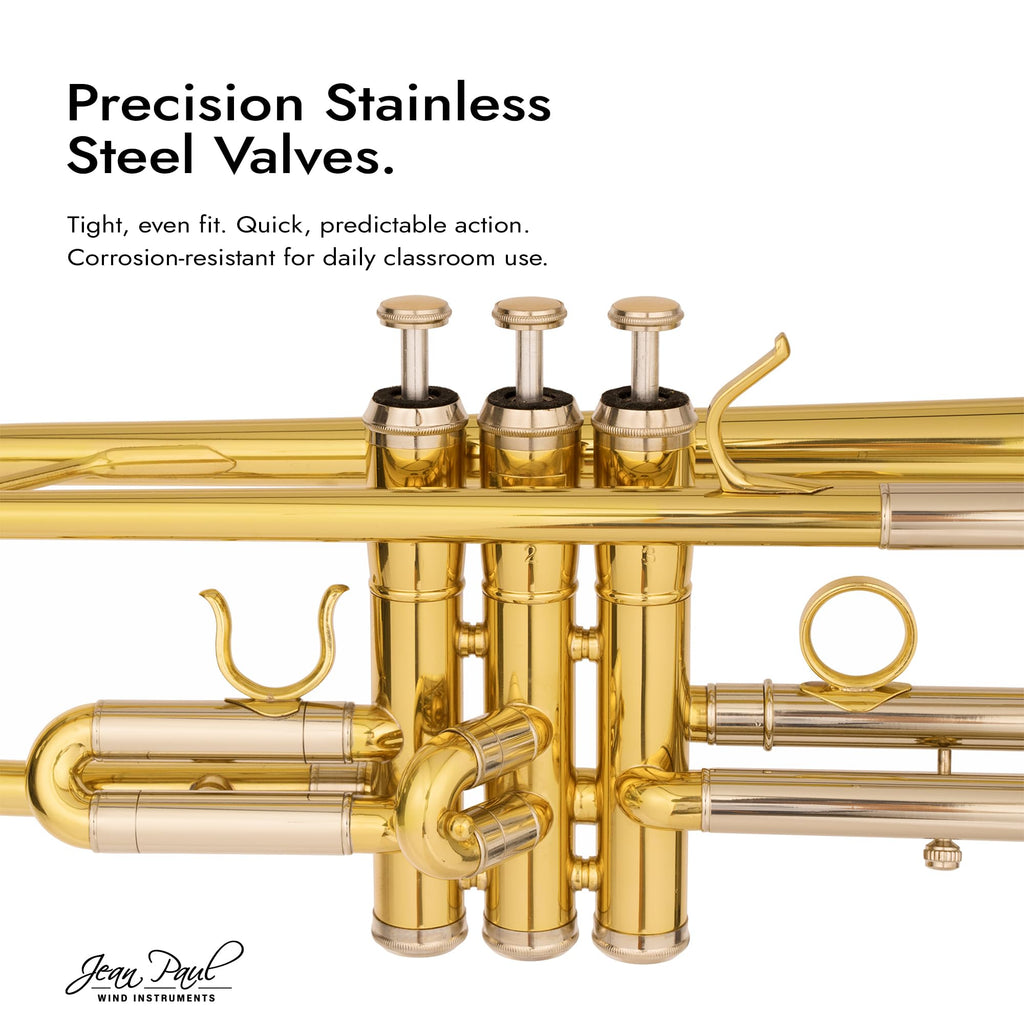 Bb Trumpet with Yellow Brass Bell and Stainless Steel Valves L484878
