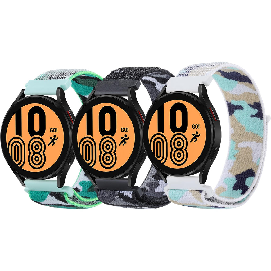 3 Pack 20mm Nylon Sport Loop Band Camouflage H116267