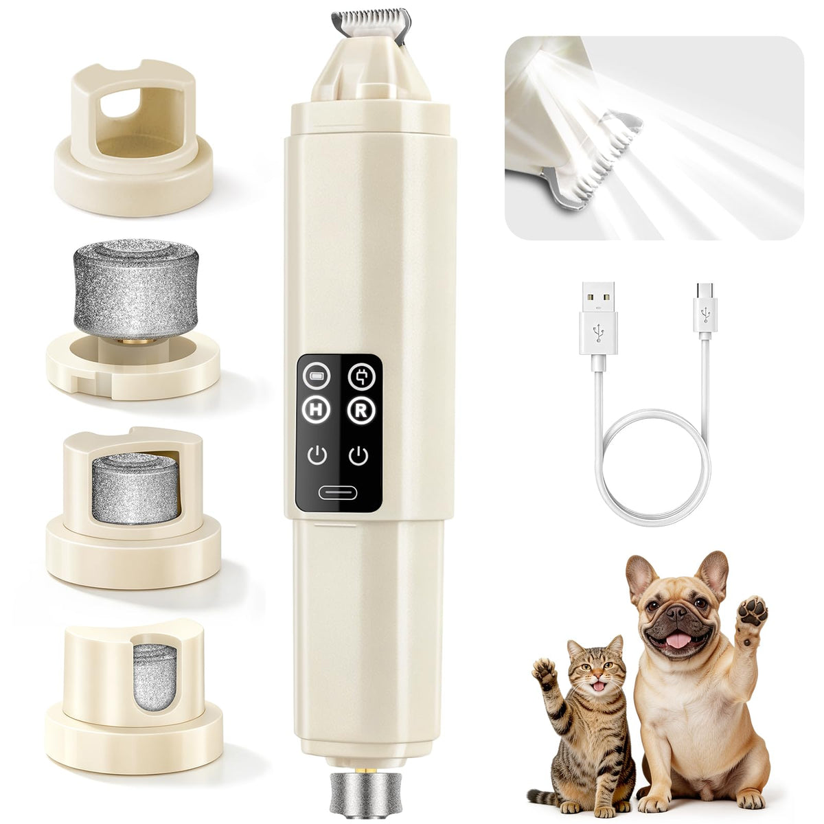Dog Nail Grinder with Light S870192