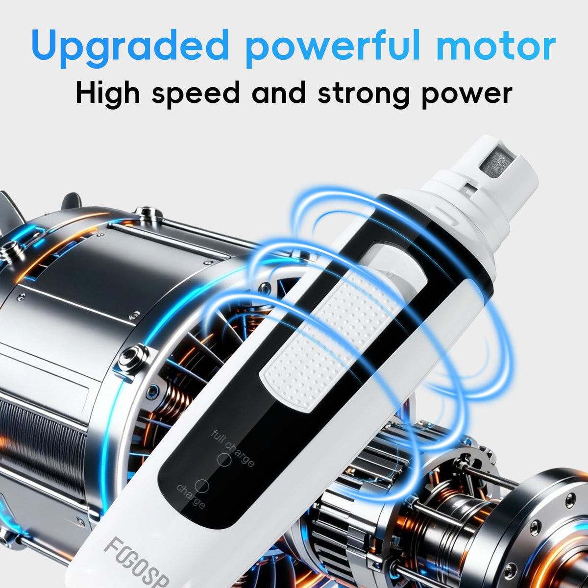 2-Speed Whisper-Quiet Electric Dog Nail Grinder T996733