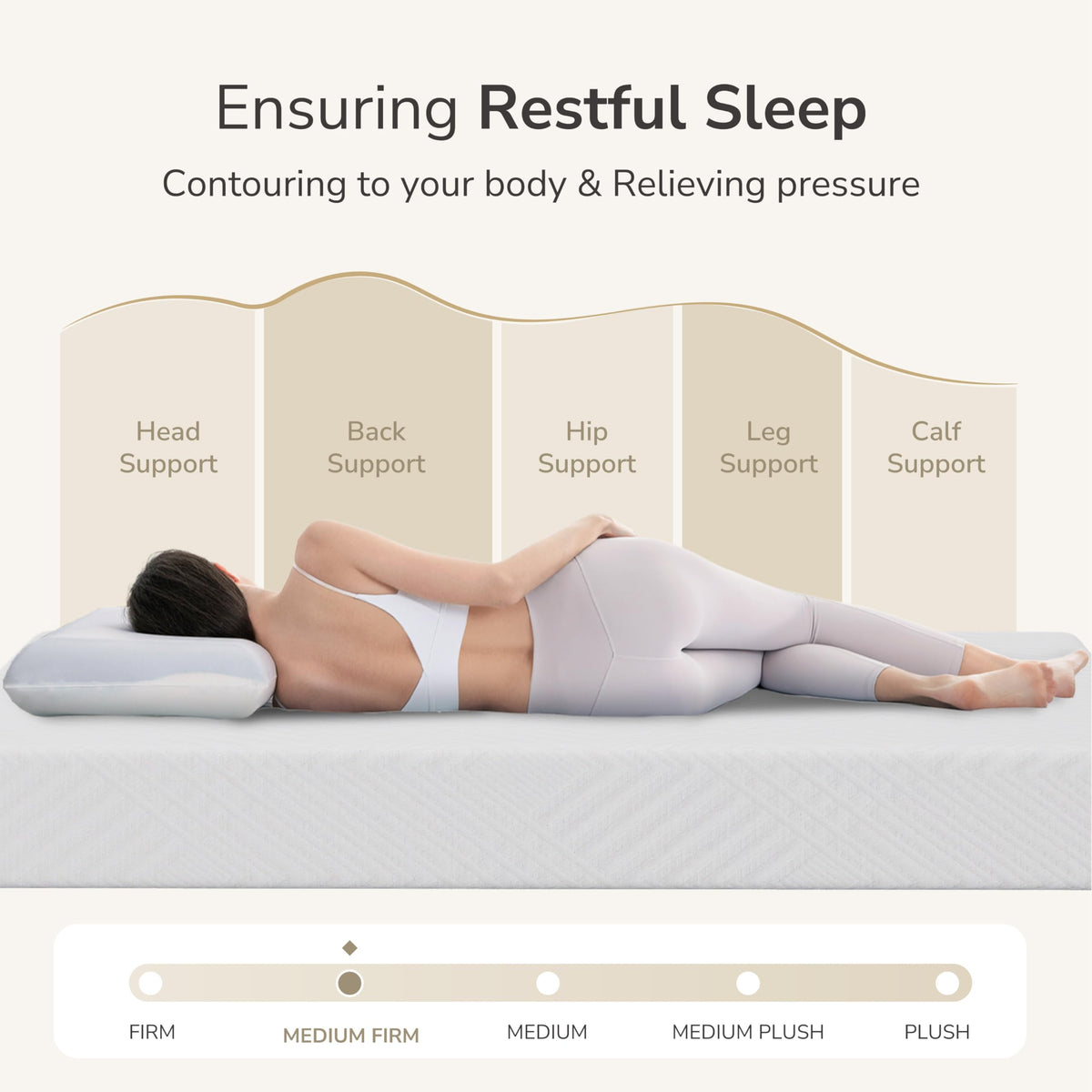8 Inch Full Memory Foam Mattress C684535