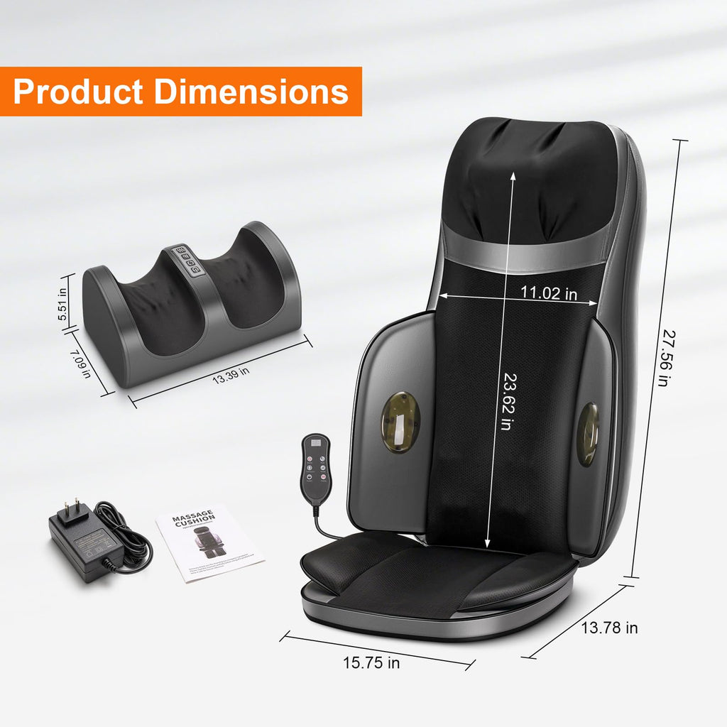 Shiatsu Neck Back Massager with Foot Massager C25150