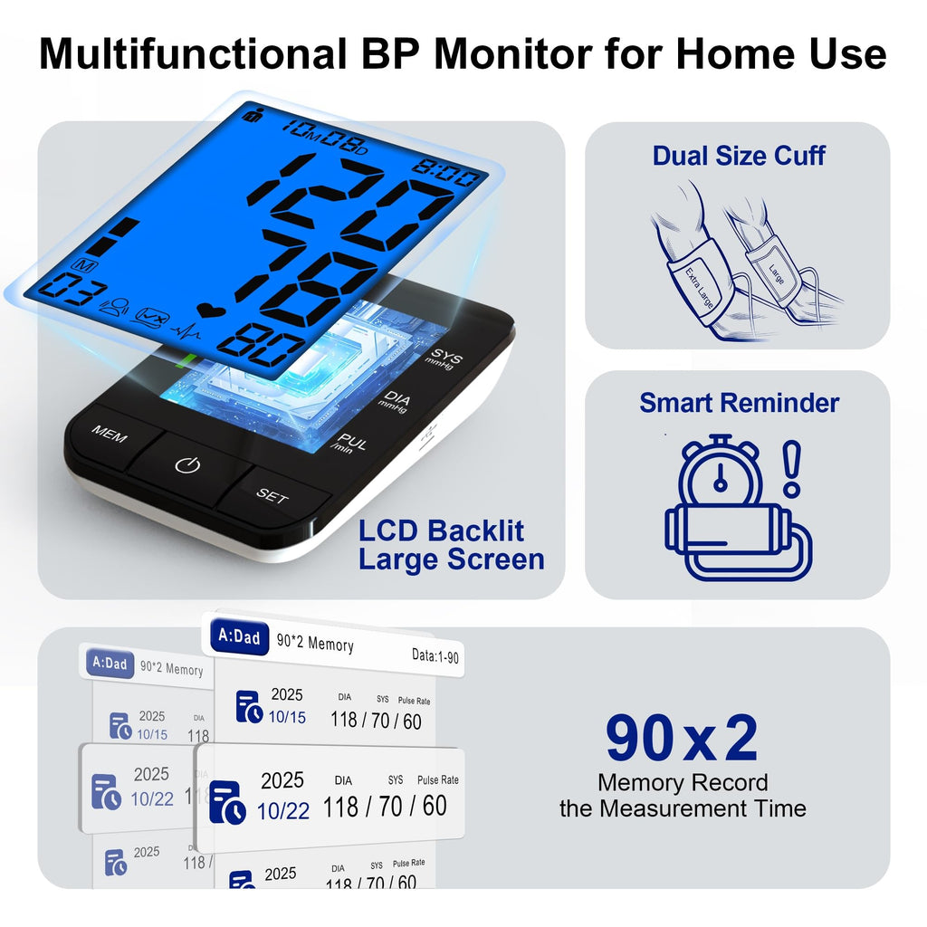 Automatic Upper Arm Blood Pressure Monitor W3130