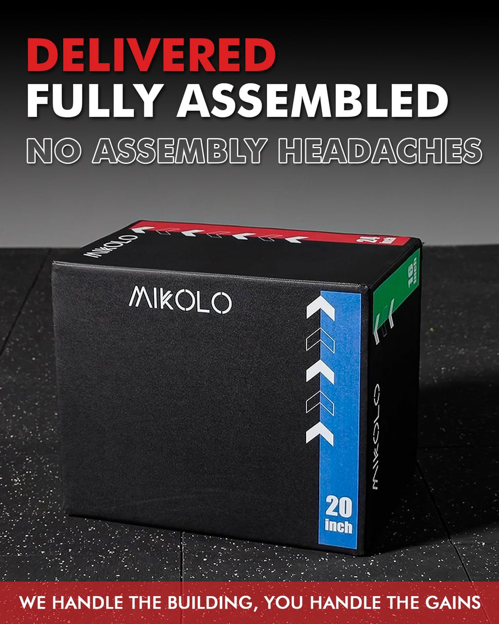 3-in-1 Foam Plyometric Box with Wood Core R76436