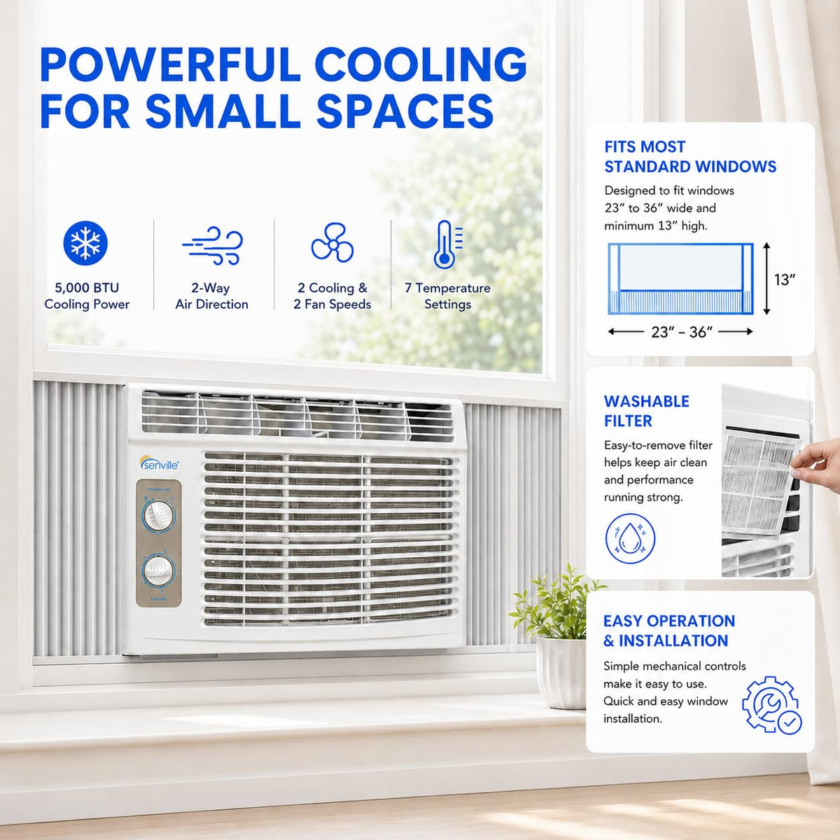 Window Air Conditioner 6000 BTU B898099