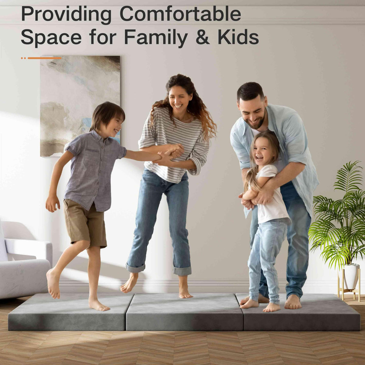 4 Inch Single Tri-Fold Mattress Topper L9350