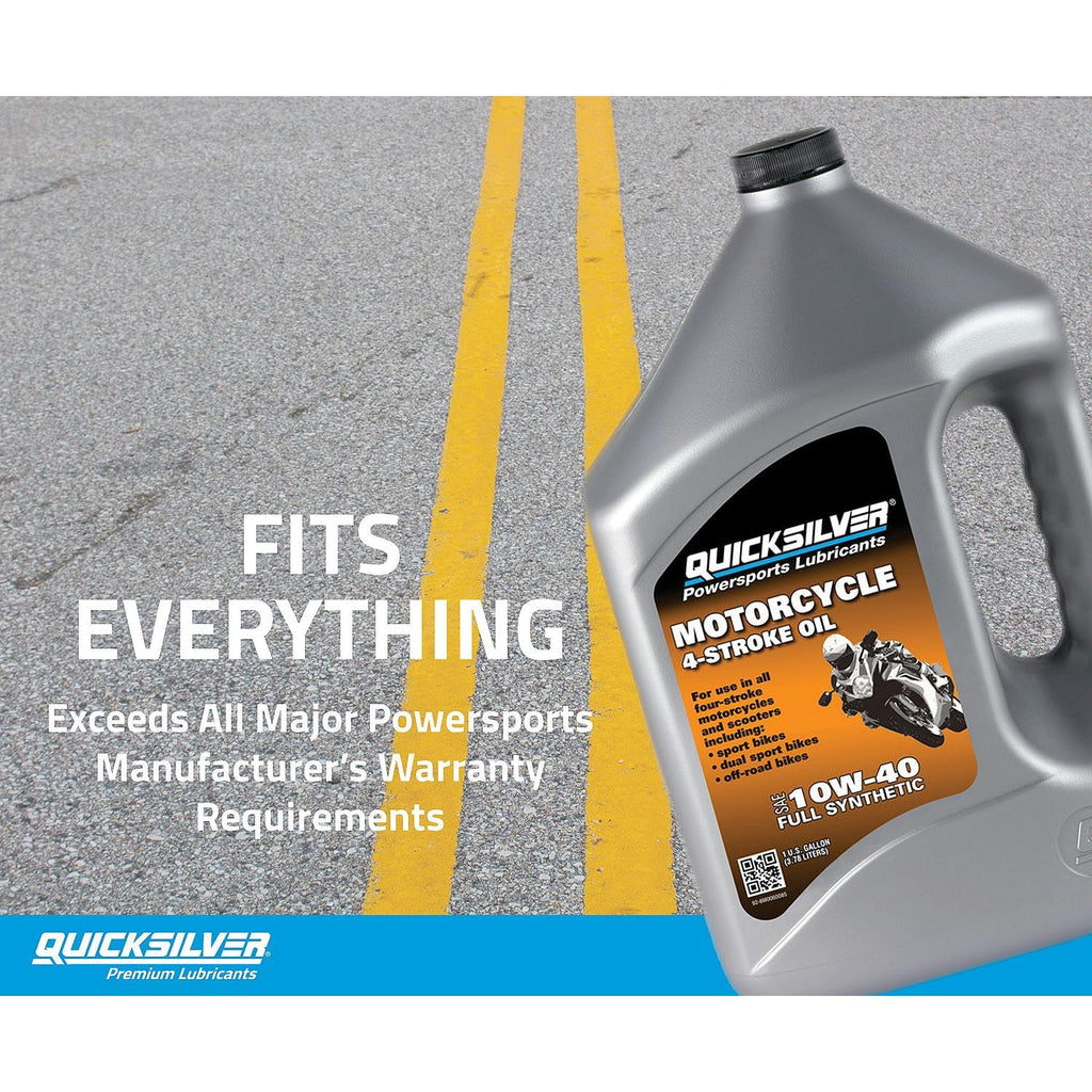10W-40 Full Synthetic 4-Stroke Motorcycle Oil E18138