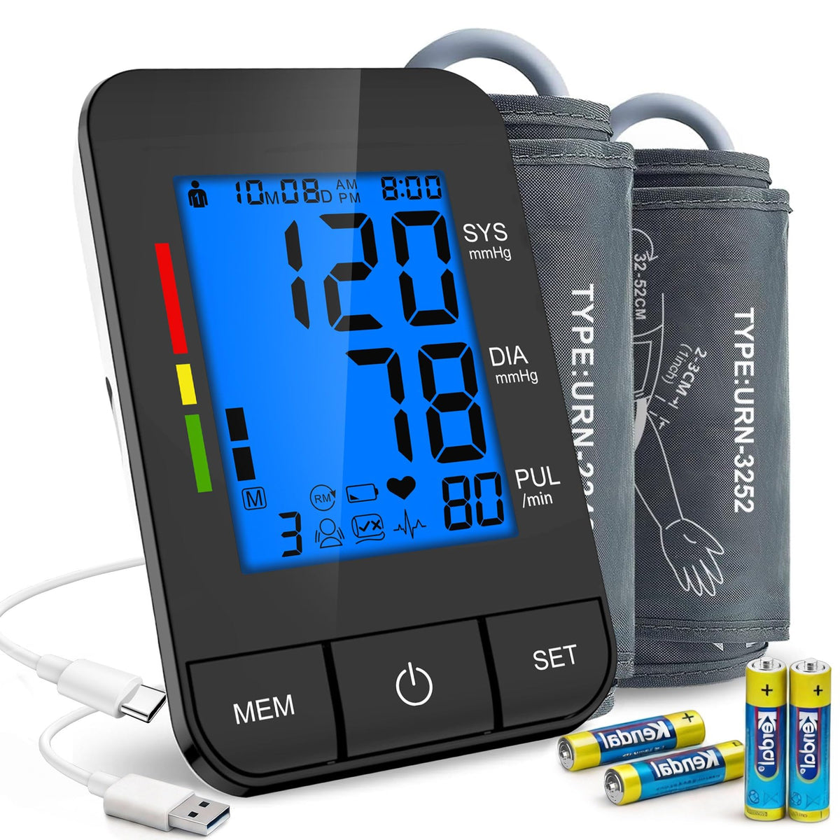 Automatic Upper Arm Blood Pressure Monitor W3130