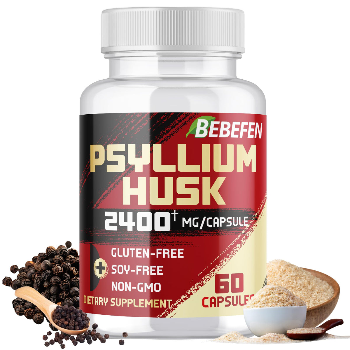 2400mg Psyllium Husk Capsules I81162