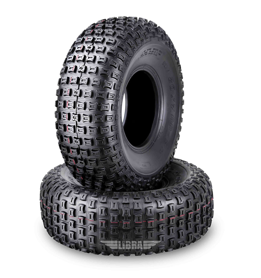 Set 2 ATV Tires 20x7-8 4PR Y147