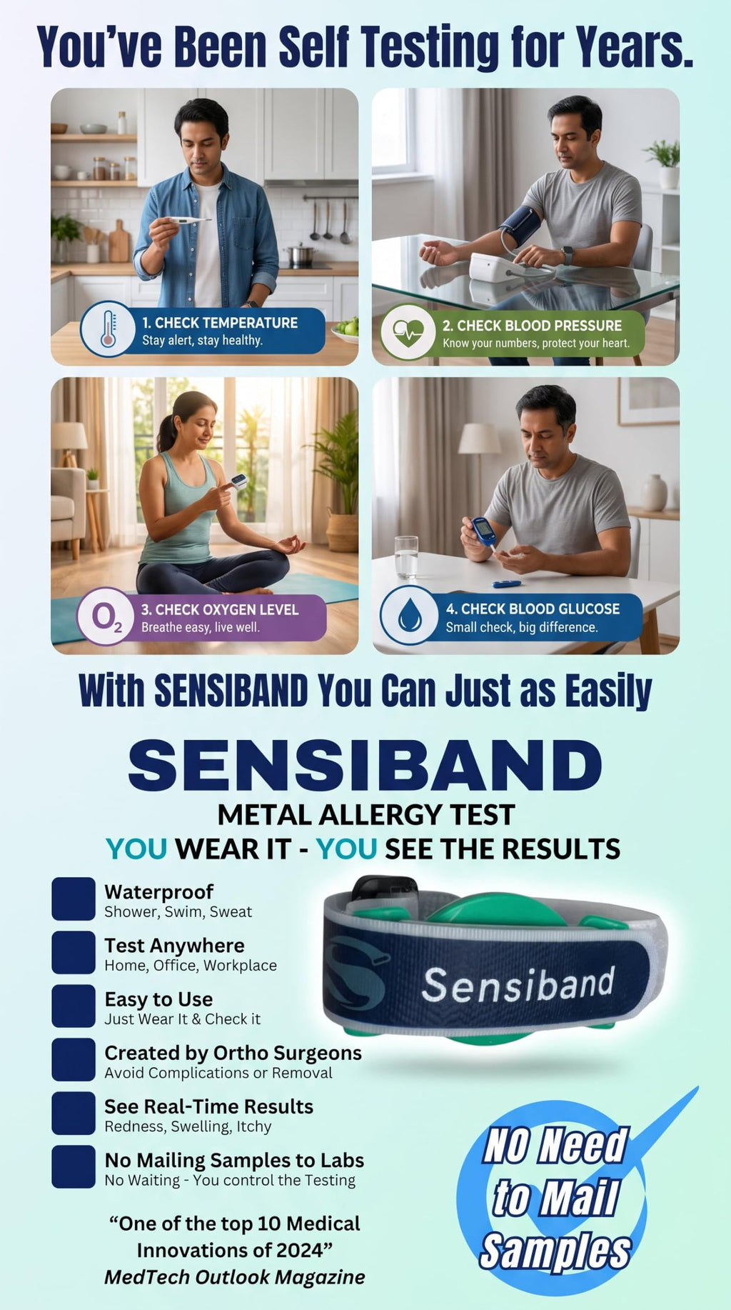 Metal Allergy Test Band A938