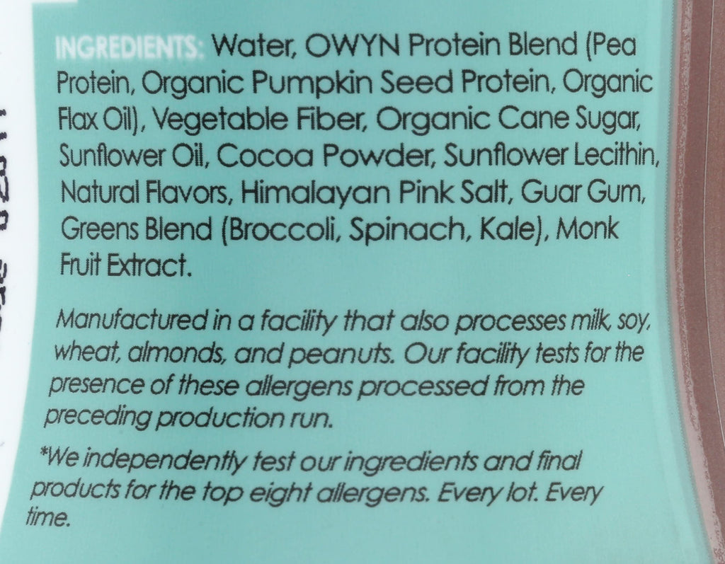 Dark Chocolate Plant Based Protein Shake V82427