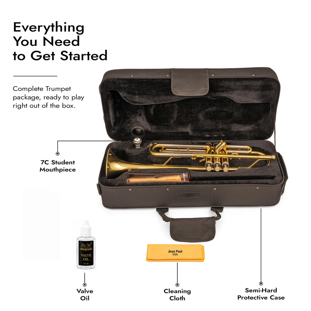 Bb Trumpet with Yellow Brass Bell and Stainless Steel Valves L484878