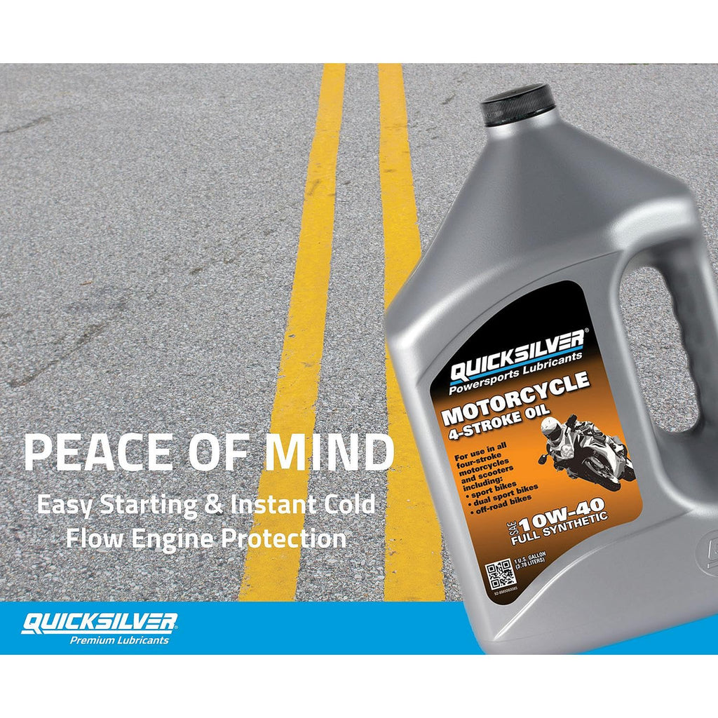 10W-40 Full Synthetic 4-Stroke Motorcycle Oil E18138