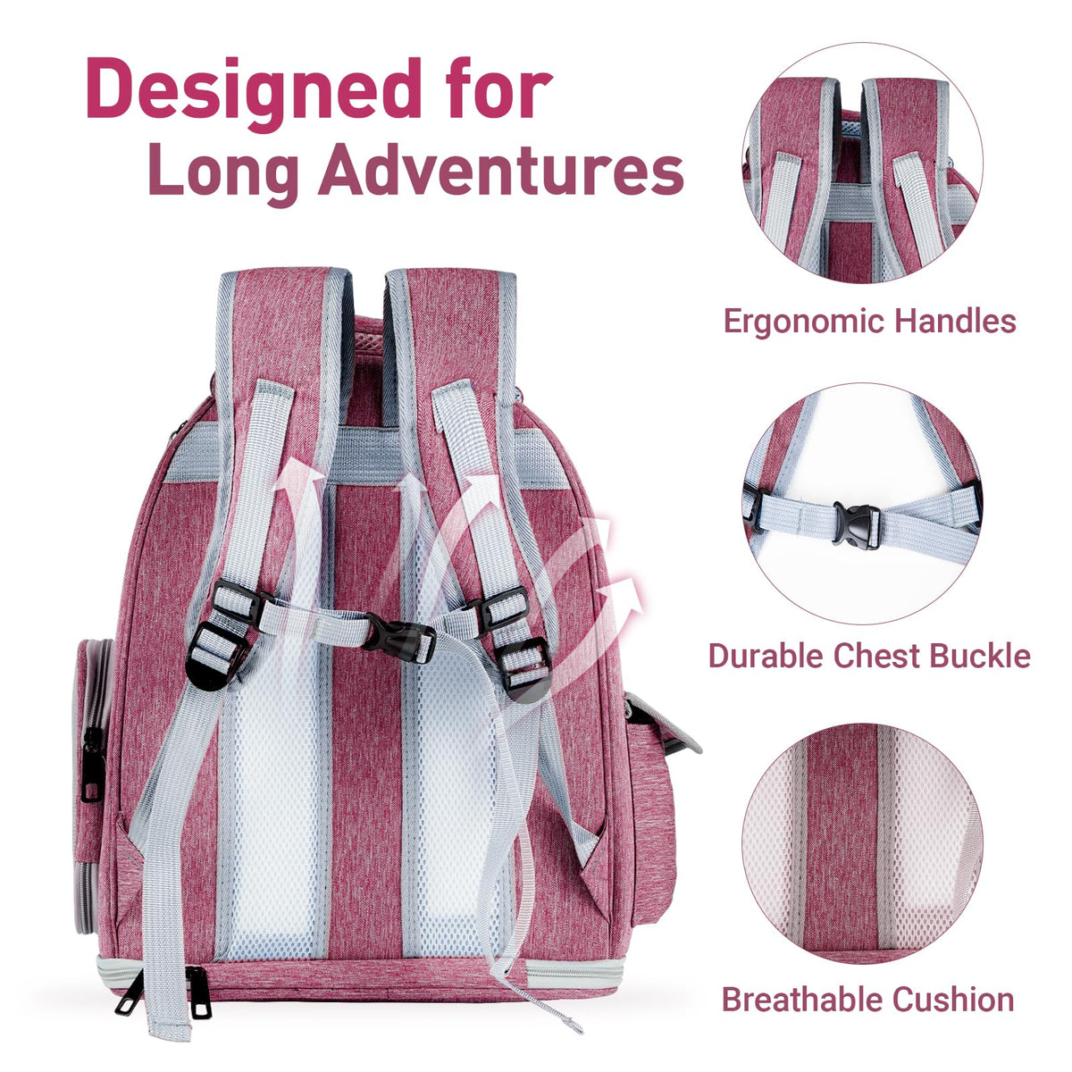 Cat Backpack Carrier Clear Bubble Window up to 15 lb V80951