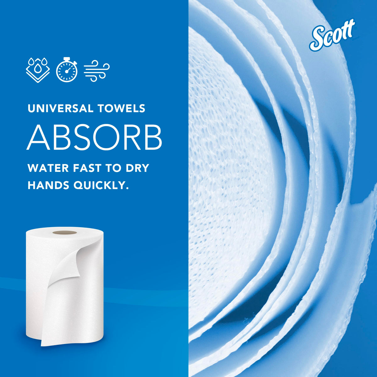 Hard Roll Paper Towels 6 Rolls F87528