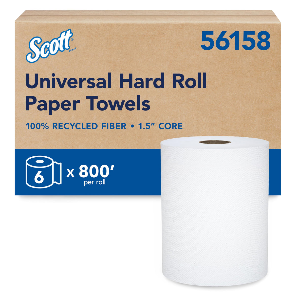 Hard Roll Paper Towels 6 Rolls F87528