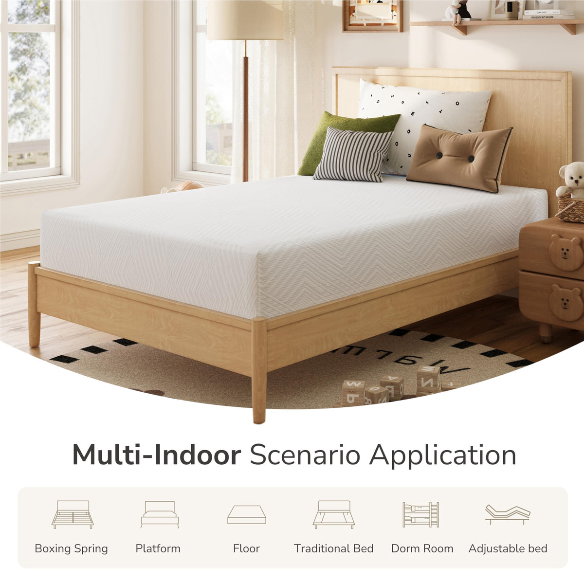 8 Inch Full Memory Foam Mattress C684535