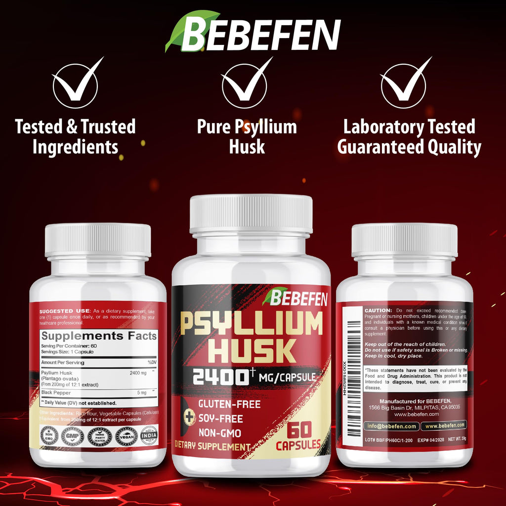 2400mg Psyllium Husk Capsules I81162