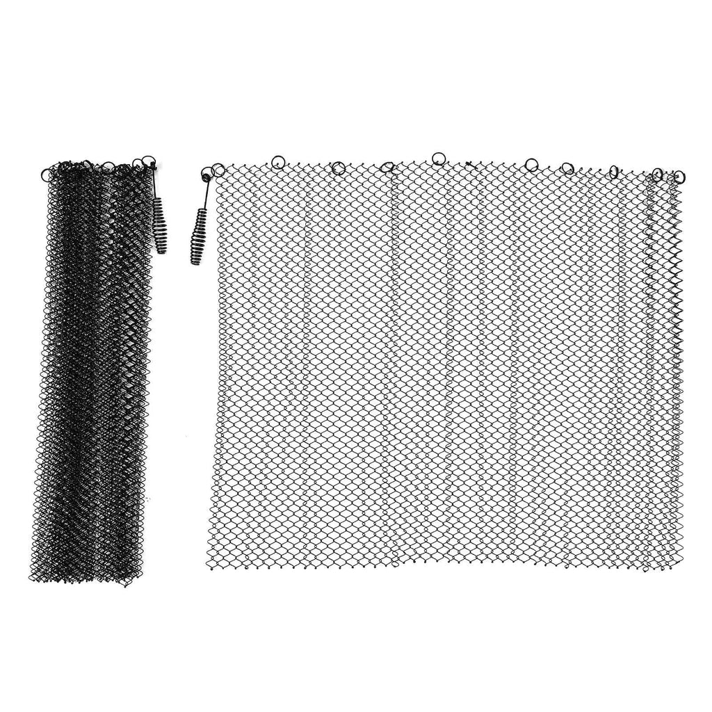 2 Pack Fireplace Screen Mesh Curtain M13182