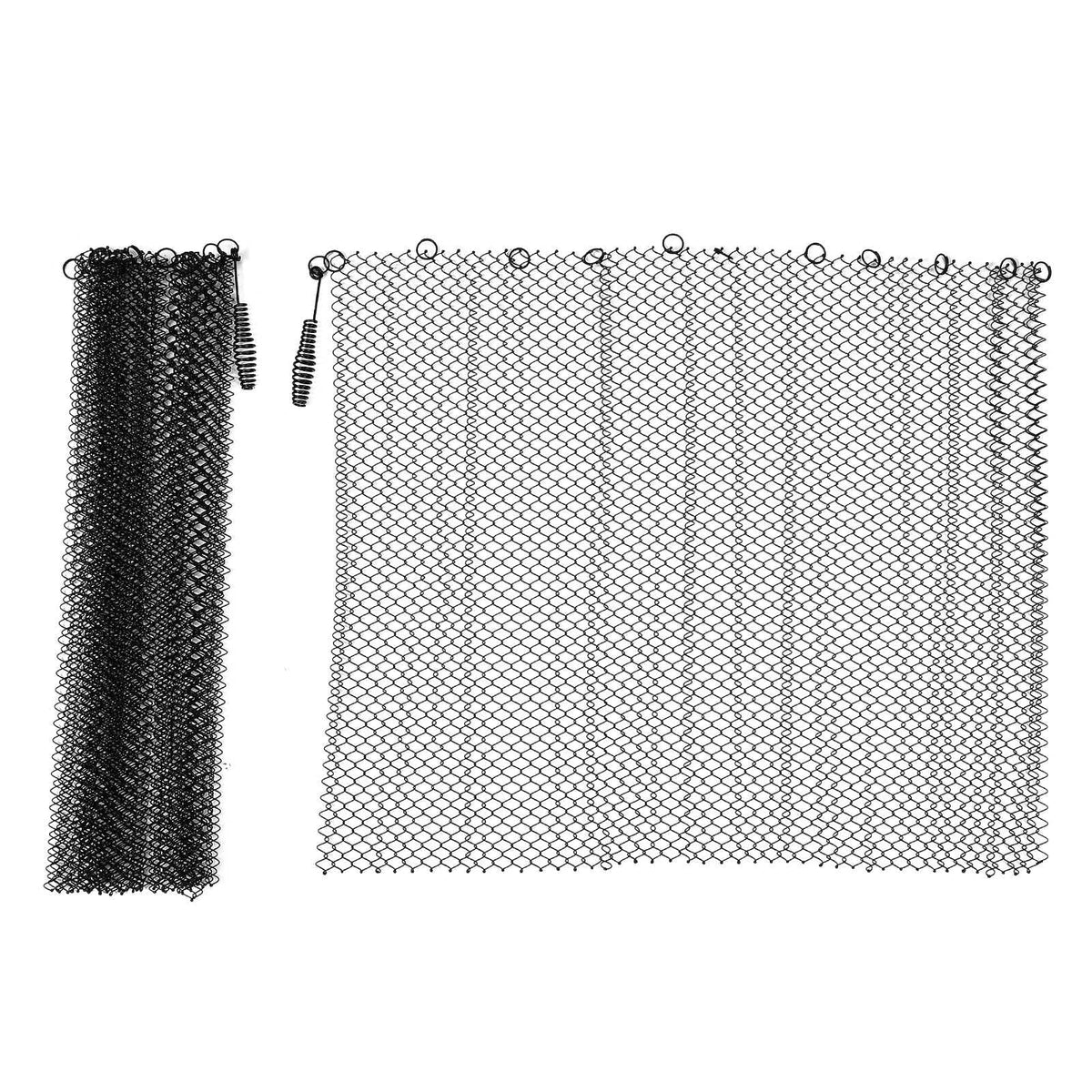 2 Pack Fireplace Screen Mesh Curtain M13182