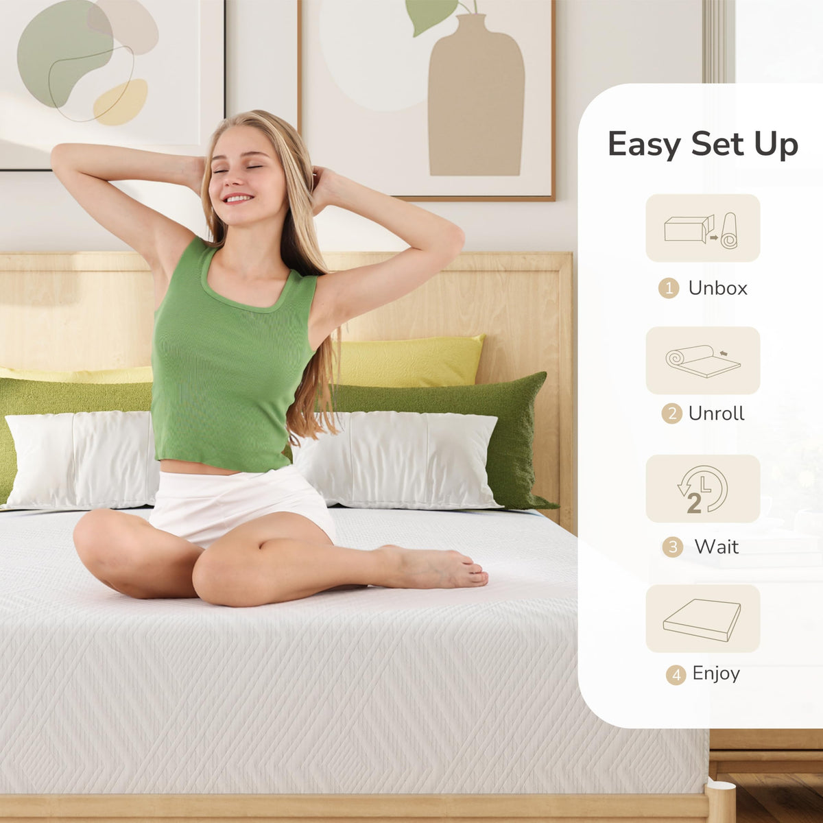 8 Inch Full Memory Foam Mattress C684535