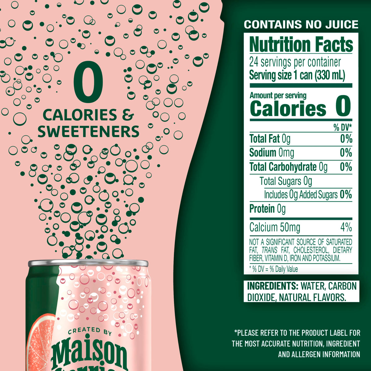 Grapefruit Sparkling Water 24 Pack O901501