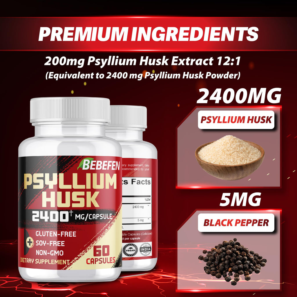 2400mg Psyllium Husk Capsules I81162