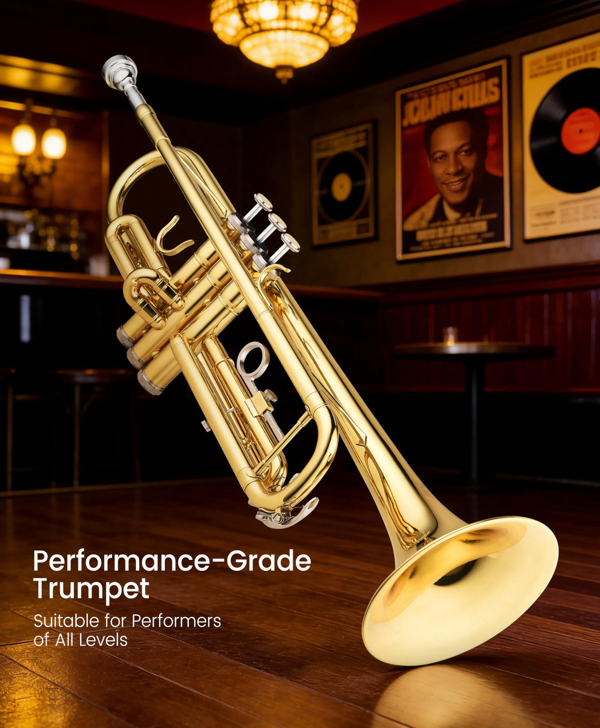 Bb Brass Trumpet with Case and 7C Mouthpiece T212084