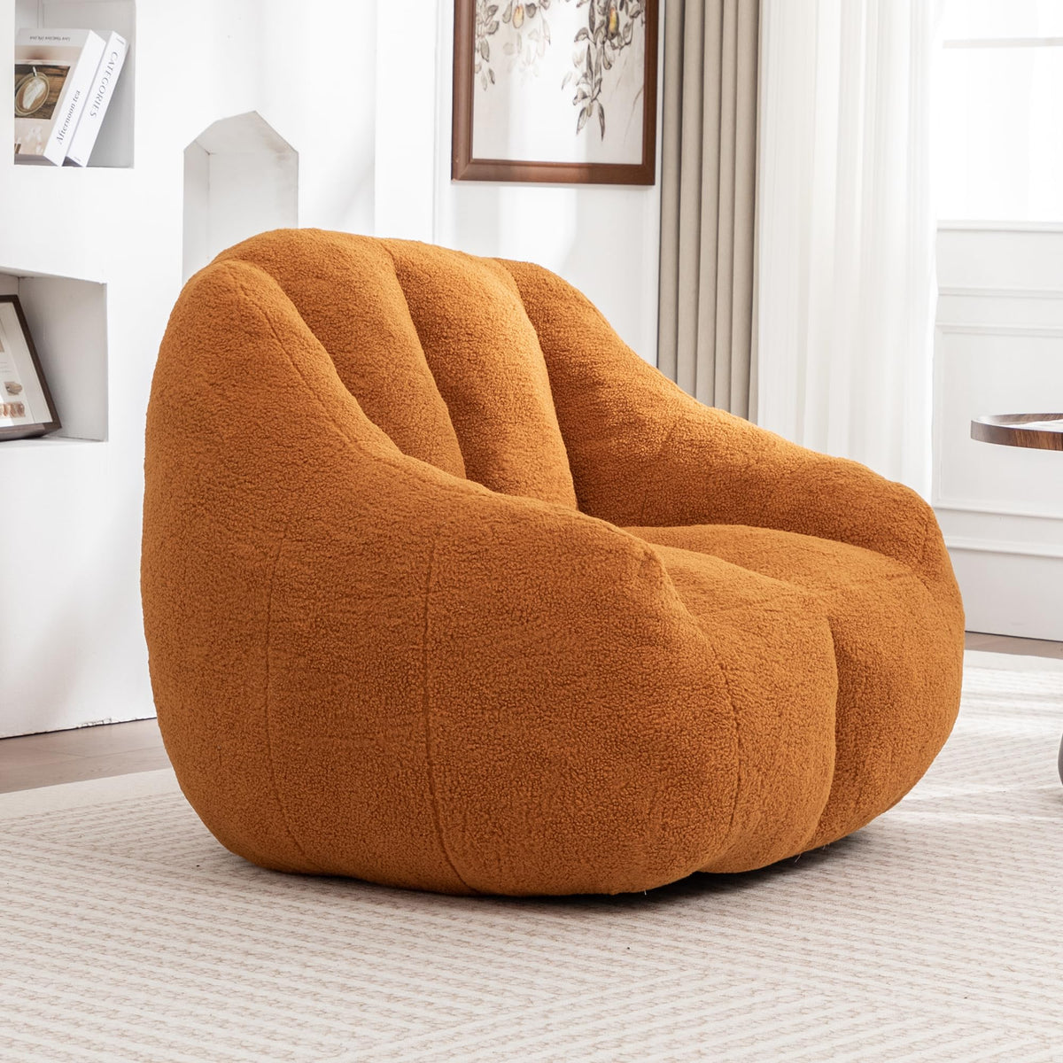 Yellow Memory Foam Bean Bag Chair Y524