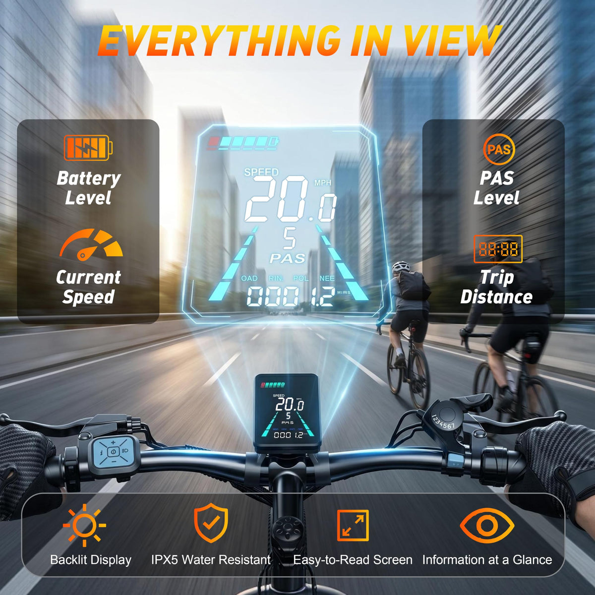 26" Electric Mountain Bike 48V 10Ah 7-Speed I65963