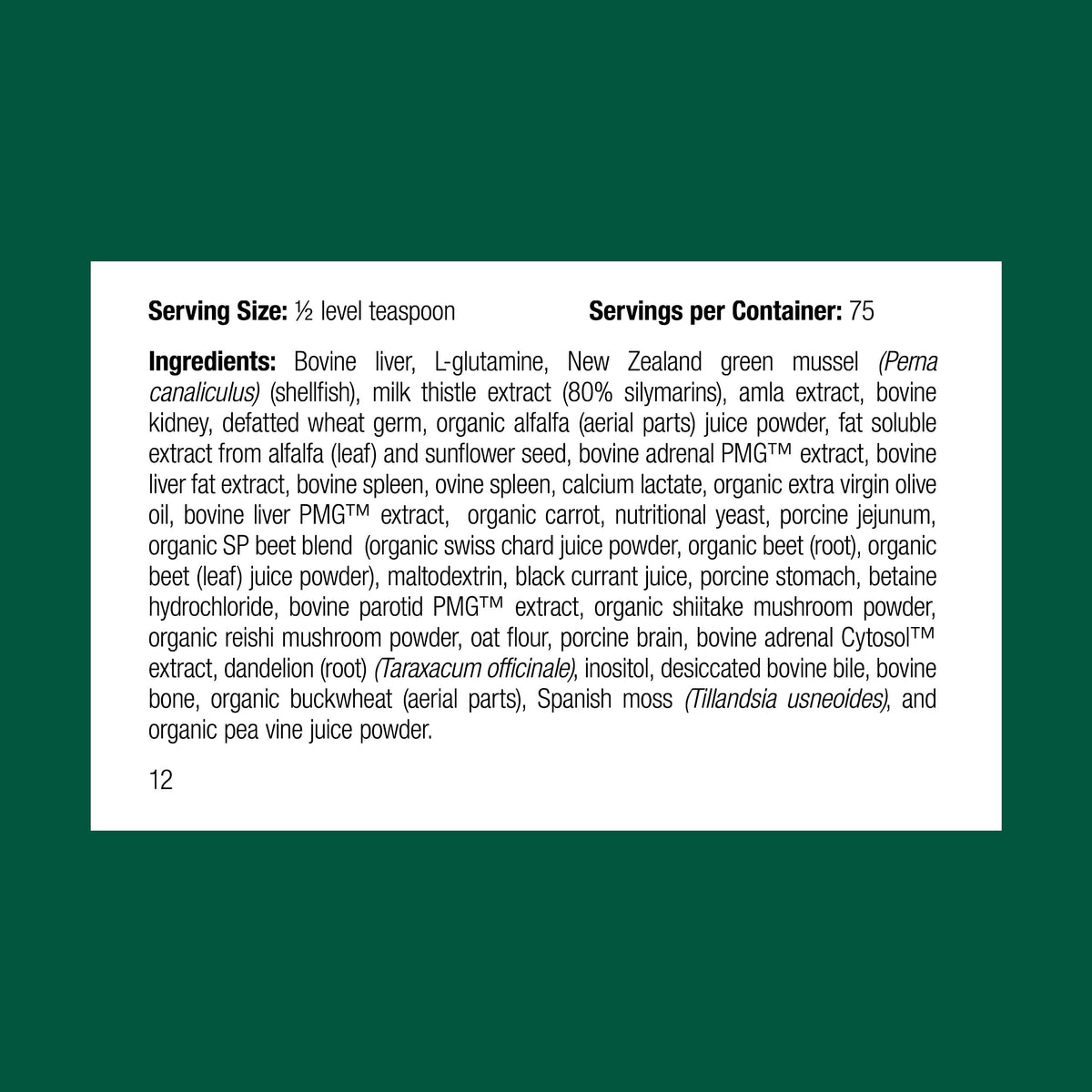 Canine Dermal Support 125 g K89251