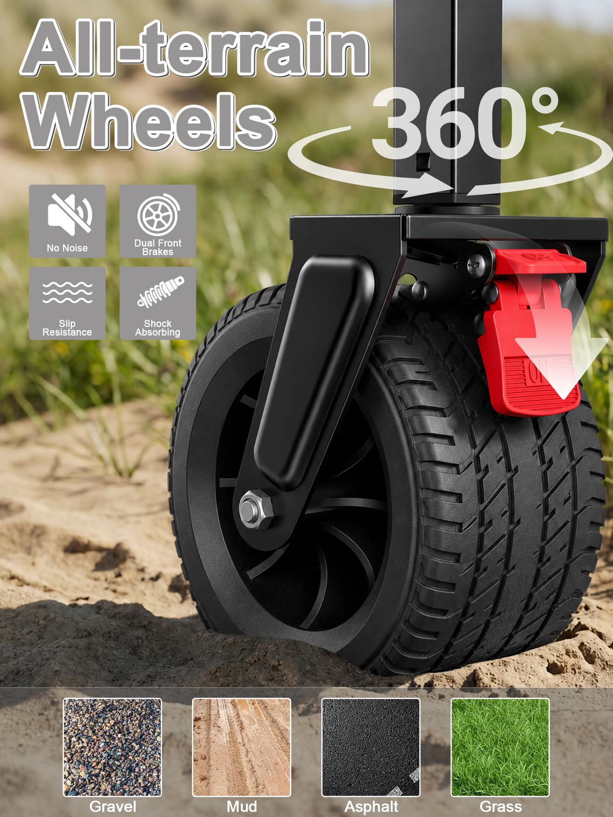 Collapsible Wagon with Canopy Black W4085