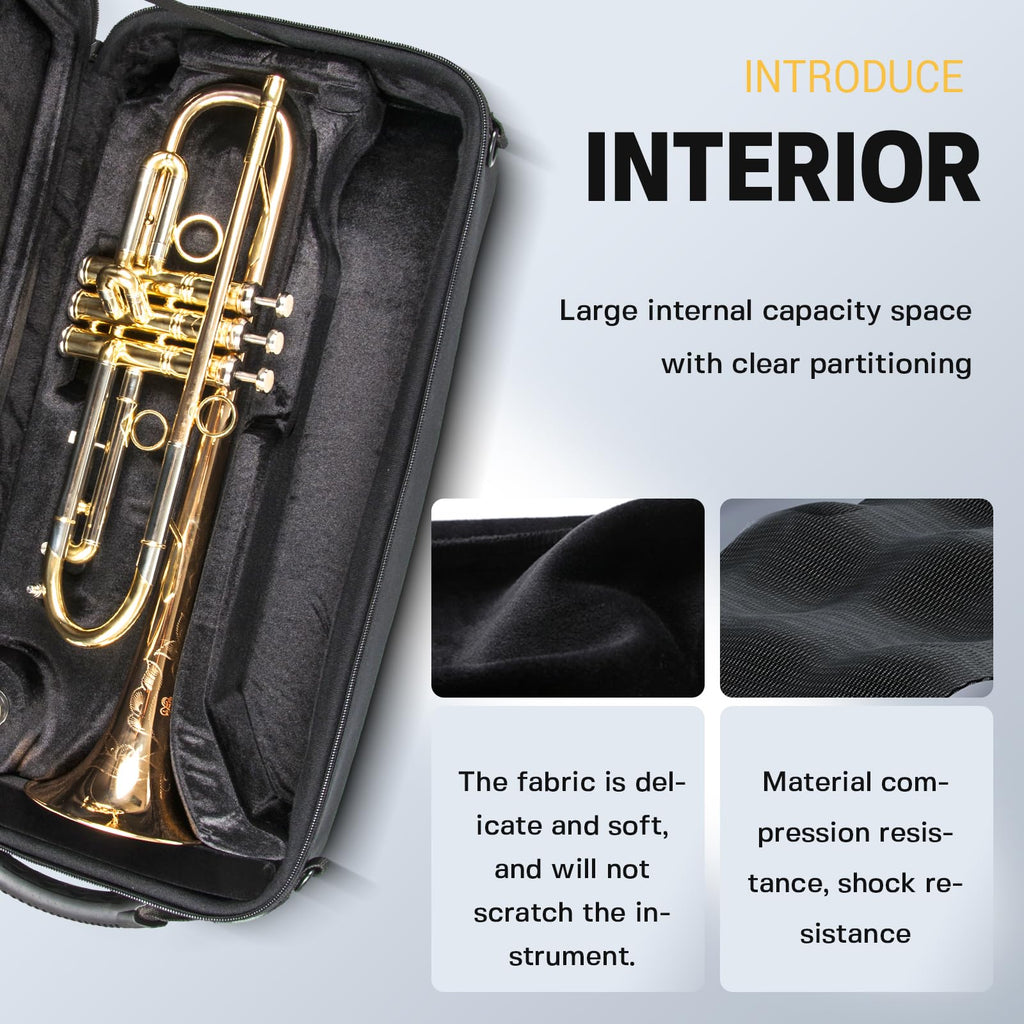Trumpet Case with Backpack Straps J58027