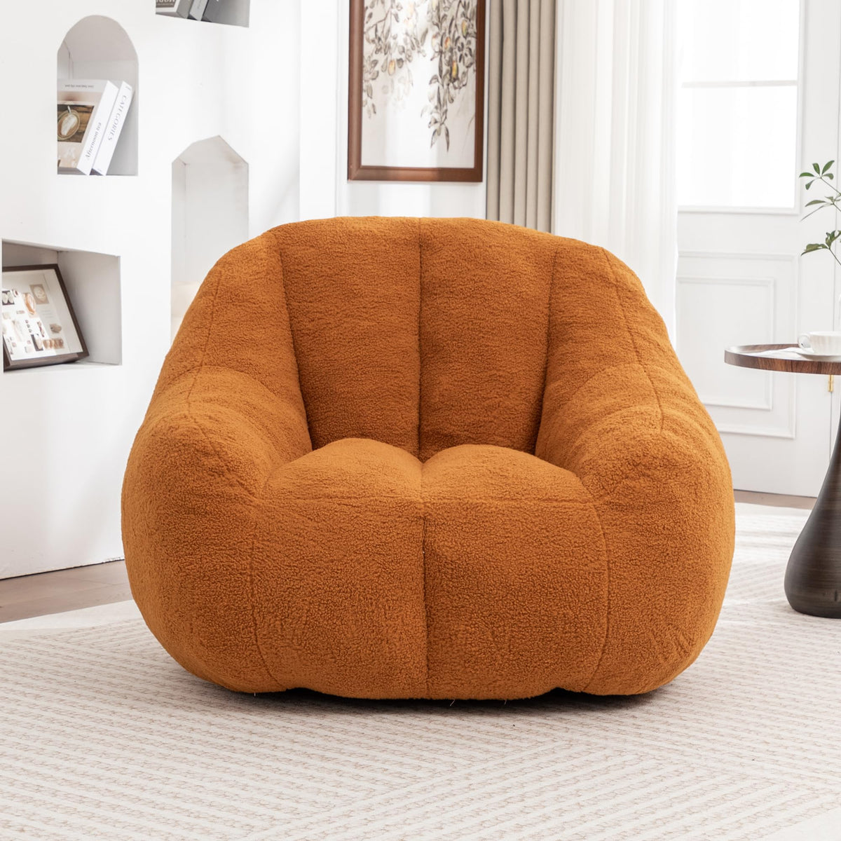 Yellow Memory Foam Bean Bag Chair Y524