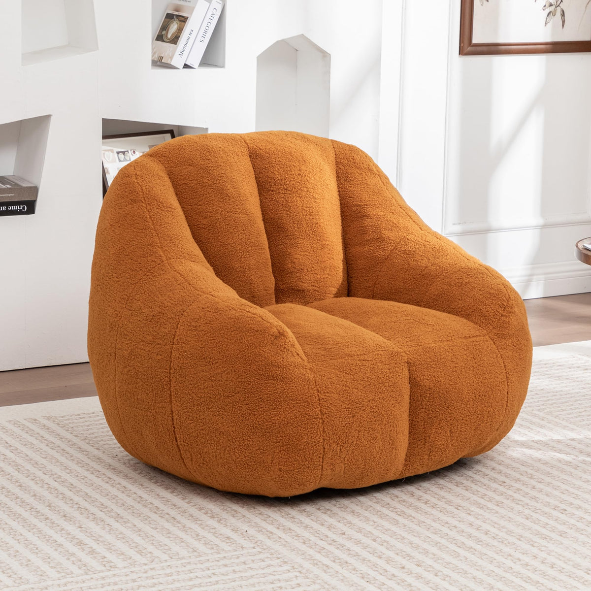 Yellow Memory Foam Bean Bag Chair Y524