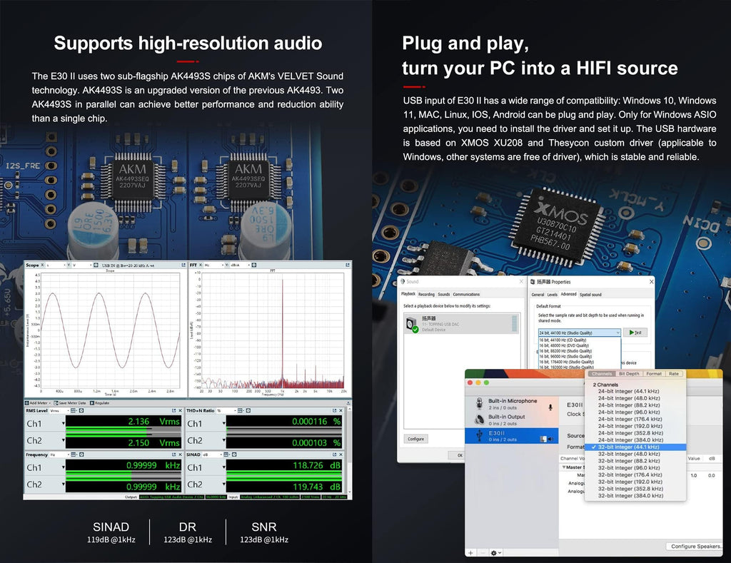 Black Hi-Res Audio DAC Preamp B193