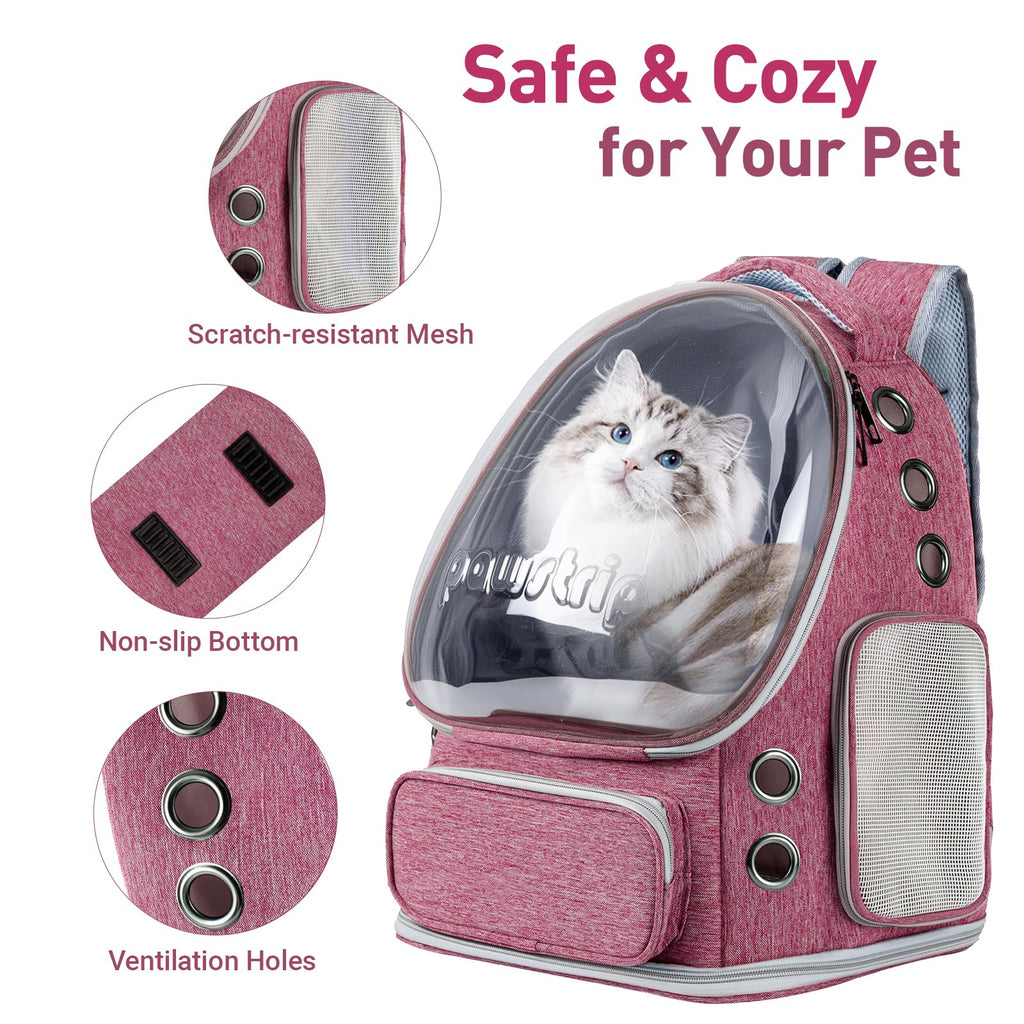 Cat Backpack Carrier Clear Bubble Window up to 15 lb V80951