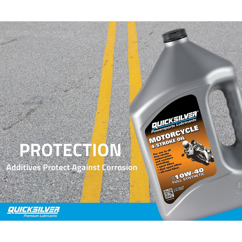 10W-40 Full Synthetic 4-Stroke Motorcycle Oil E18138