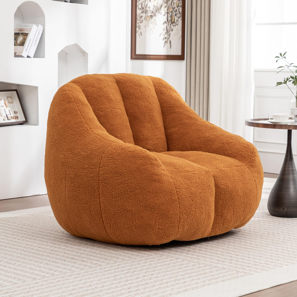Yellow Memory Foam Bean Bag Chair Y524