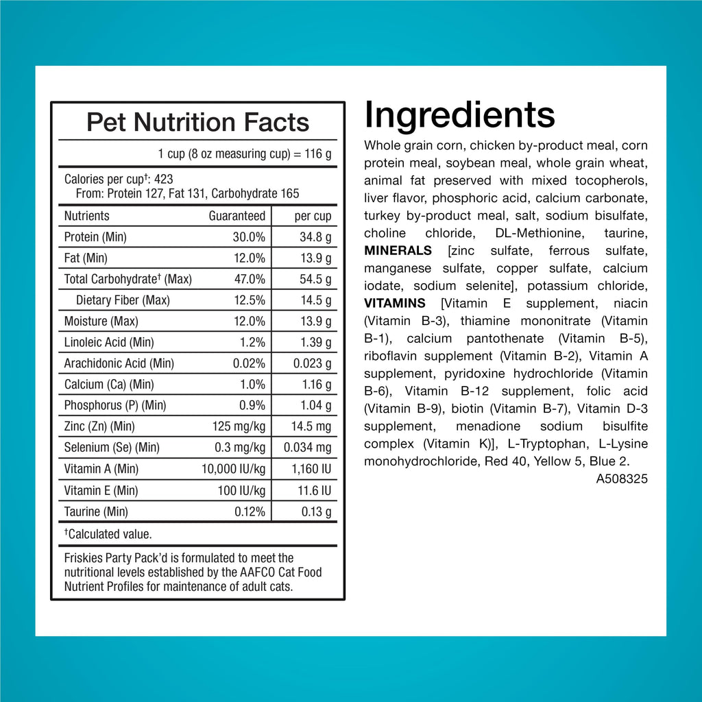 Crunchy Dry Cat Food 3 lb Bag Y7245