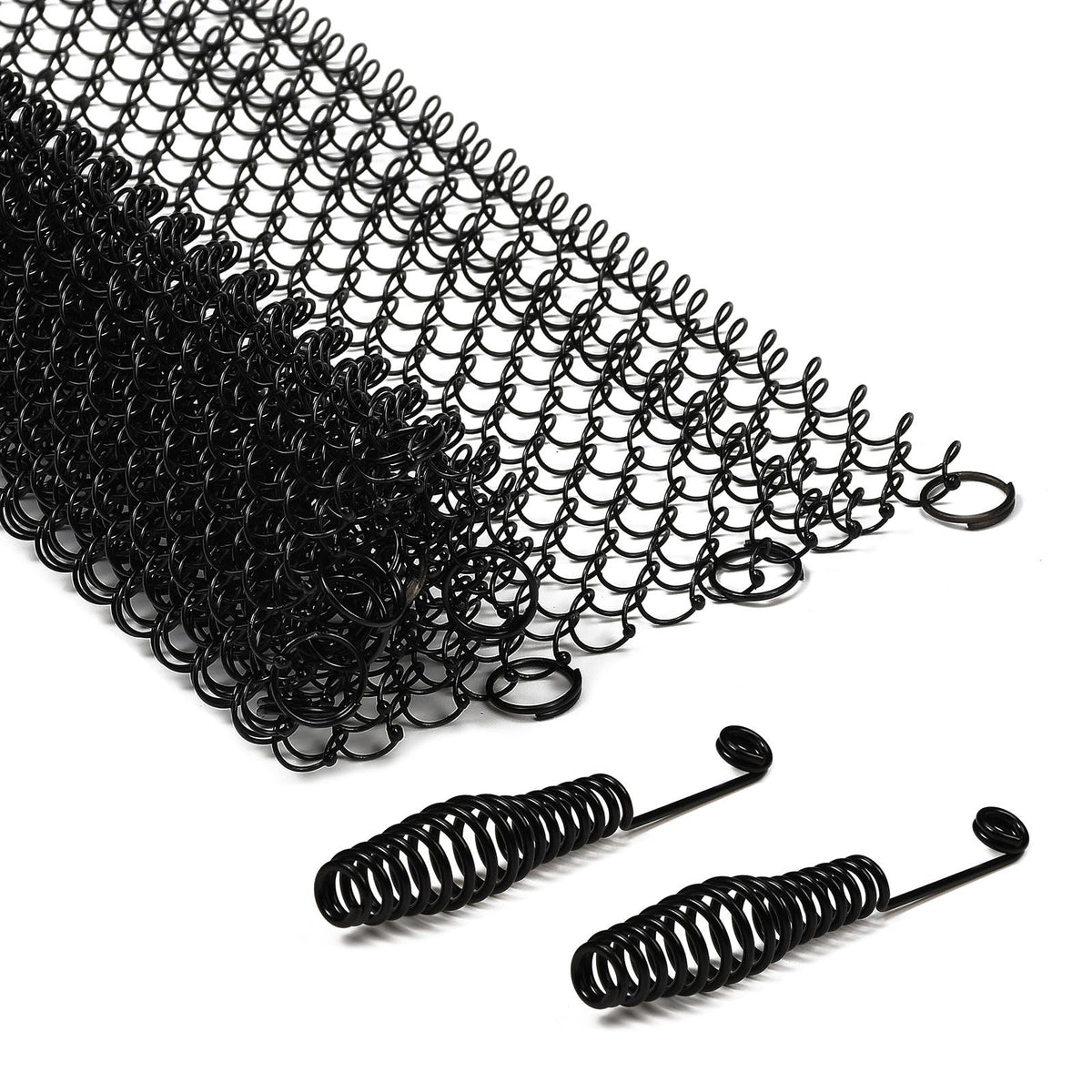 2 Pack Fireplace Screen Mesh Curtain M13182